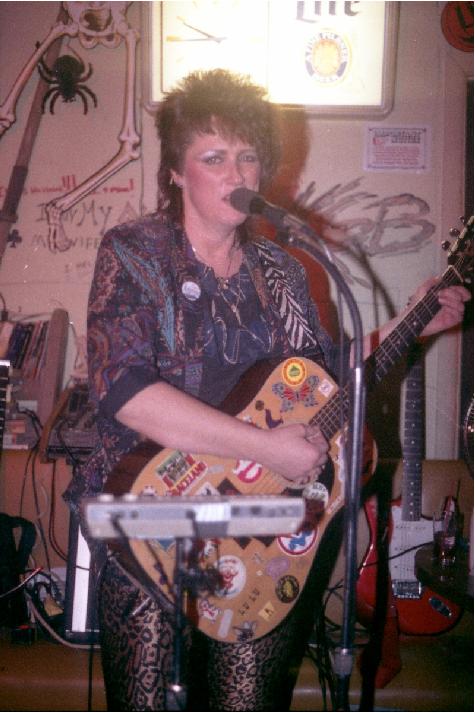 Lulu Small performing at the Knight Spot Bar, Seldovia Alaska