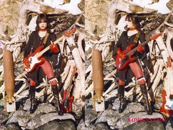 Dual Images of Sadi Synn, guitarist